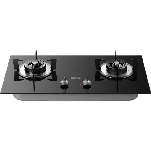 万和 5kW天然气猛火63%热效率家电嵌入式家用煤气双炉具台X1燃气灶