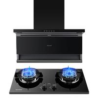  Haotaitai 大风量低噪 烟灶套装  套装】天然气 28m³烟机+鸳鸯灶