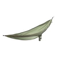 原始人吊床户外秋千防侧翻宿舍寝室儿童双人家用野外成人吊床 【绿色】无木棍
