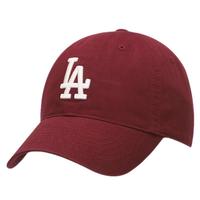 美职棒(MLB)男女帽子软顶棒球帽休闲鸭舌帽户外运动夏季遮阳帽 洛杉矶道奇队/红色/66 均码 F