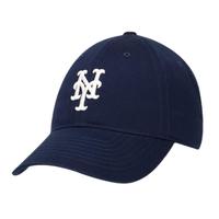 美职棒(MLB)男女帽子软顶棒球帽休闲鸭舌帽户外运动夏季遮阳帽 纽约大都会队/藏青色/66 均码 F