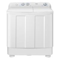 海尔(Haier) 12公斤双桶双缸洗衣机半自动家用大容量强劲动力水电分离老人操作简单双桶洗衣机 【强力去污】12公斤+溢水漂洗+可定时+带脚轮