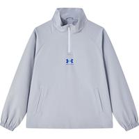 安德玛(Under Armour)春季男童立领套头外套儿童休闲运动外套251122514 浅灰 150cm