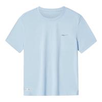 鸿星尔克儿童T恤夏季亲肤透气速干面料吸汗男童中大童短袖T恤 天青蓝 130 130cm