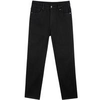 GXG男装 黑色锥形牛仔裤小脚莱卡弹力不易褪色凉爽 GEX10513833 黑色 S