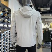 牧高笛户外防晒衣男春夏运动透气轻薄防紫外皮肤衣遮阳防晒服沙滩衣 ZM24116017牛津灰 S (165)