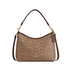 COACH 女包LAURELHOBO流浪包 棕CV975