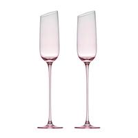 MU16高档香槟杯高脚杯水晶玻璃酒杯子一对醒酒具套装新婚