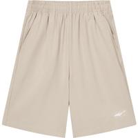 鸿星尔克(ERKE)童装男女大小童涤纶夏季速爽透气五分短裤沙丘色150