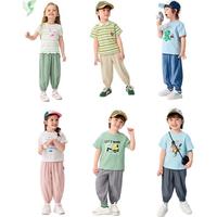 巴拉巴拉童装儿童裤子男童防蚊裤夏季2025宝宝长裤女童休闲裤208225108208 绿色调00344 140