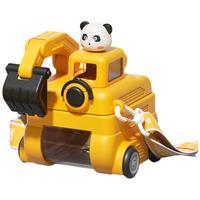 PAKCHOICE儿童水杯食品级小幼儿园上学夏季水杯挖掘机塑料水壶