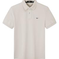 七匹狼【抗菌+凉感】短袖T恤男夏季翻领多彩polo持久如新商务休闲男装 L 170/88A 701(卡其)