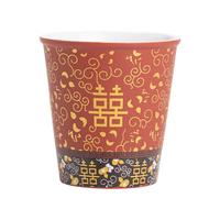 MULTIPOTENT功夫茶杯陶瓷婚庆中国红吾家有喜泡茶杯主人杯单杯婚宴喜庆茶杯 吾家有喜杯