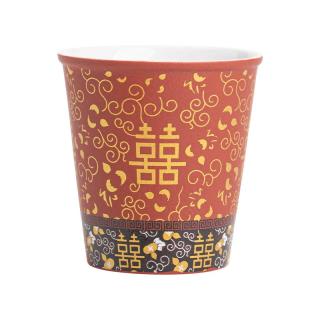 MULTIPOTENT功夫茶杯陶瓷婚庆中国红吾家有喜泡茶杯主人杯单杯婚宴喜庆茶杯 吾家有喜杯