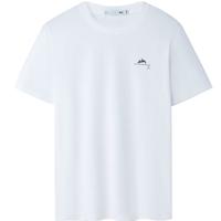 HLA海澜之家短袖T恤男25新吸湿速干简约圆领短袖男夏季HNTBW2J091A 漂白CH L 175/92A137~150斤