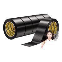 米乐奇单面布基胶带高粘性耐用防水布基胶带地毯固定线路黑-60MM宽*20M长【1卷装】