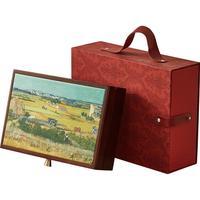 初心实木首饰盒收纳盒高档精致手镯项链戒指黄金饰品盒新婚订婚