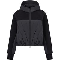 波司登（BOSIDENG）清仓春秋谷爱凌同款轻薄羽绒服女鹅绒休闲保暖连帽外套 黑色8056 S 160/84A