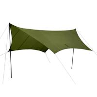 DOD日本户外露营防雨防晒大空间遮阳便携沙滩篷凉棚天幕TT5-631TN 军绿色TT5-631-KH