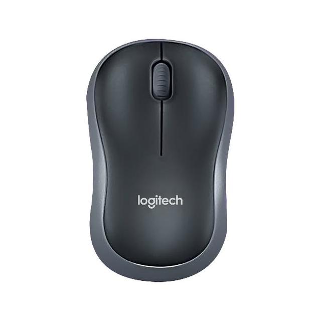 移动端、京东百亿补贴：罗技 logitech M187P（同M185 M186）无线鼠标 家用办公鼠标 笔记本电脑无限鼠标  黑色灰边
