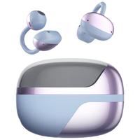 Viken【柏林之声丨开放主动降噪】2025最蓝牙耳机骨传导耳夹式概念无线开放式不入耳挂耳运动通话 流光紫丨DPW定向传音丨超长续航