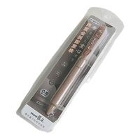 慕乐 中性笔 文具 高颜值ST头0.5mm速干刷题笔考试办公商务按动中性笔 【茶褐棕】1支装8970 -茶褐棕+送笔芯2支