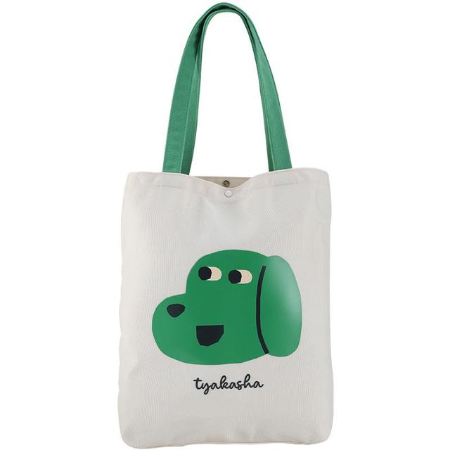 国誉 Tyakasha塔卡沙联名托特包便携时尚帆布袋ins手提袋米色1个
