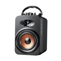 SADA无线蓝牙音箱户外音响手提便携式广场舞K歌大音量家用收款扩音器超重低音炮喇叭 标准版  X2标准版黑色