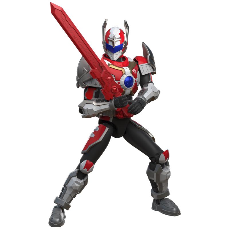 奥迪双钻铠甲勇士英雄模型可动拼装人偶第二弹男孩玩具 可动人偶-刑天