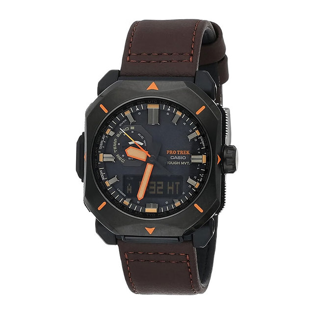 CASIO 卡西欧 Pro Trek登山系列手表幸存者系列 太阳能充电 三重感应器