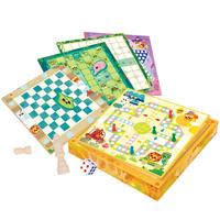 得力(deli)9合一多功能棋盘围棋象棋游戏棋飞行棋跳棋五子棋益智学习 9合一多功能棋盘套装