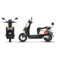 立马电动车 150KM长续航 电动摩托车 72v38ah铅酸电池 1500W电机 前后碟刹  浅塔灰