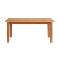 全友家居 原木风樱桃木餐桌家用客餐厅长方形实木吃饭办公桌子大板桌