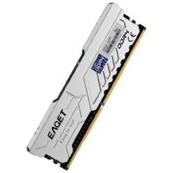 忆捷 16GB(8GBX2)套装 DDR4 频率3200 电脑台式机内存条 马甲条 适配游戏电竞PS40