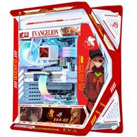 华硕(ASUS)ROG GR701 创世神机箱 吹雪机箱 EVA明日香联名台式机箱ARGB灯板全塔机箱翻毛皮白色机箱 明日香主题(红白创世神+灯板)