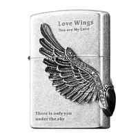 ZORRO佐罗打火机煤油防风爱神之翼圣诞 古银爱神之翼-标准版