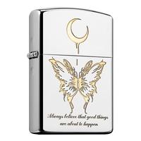 ZORRO佐罗打火机煤油防风爱神之翼圣诞 破茧成蝶-标准版