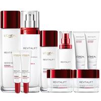 巴黎欧莱雅 L'OREAL PARIS欧莱雅(LOREAL)护肤品套装女士化妆品全套复颜抗皱提拉紧致淡纹妇女节盒 【超值套装】抗皱水乳面膜9件套