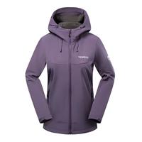 探路者(TOREAD)软壳服户外防风保暖加绒软壳衣徒步夹克衫登山服外套TAEECM92922