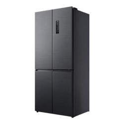 TCL R460T9-UQS 双系统三循环 460L 冰岩灰 超薄平嵌十字对开门冰箱