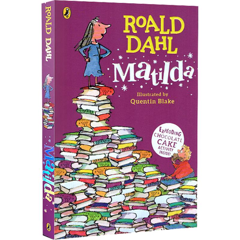 玛蒂尔达 Matilda 罗尔德达尔系列 Roald Dahl 英文原版 小初中课外阅读趣味故事书 获儿童文学读物 经典书 绿山墙