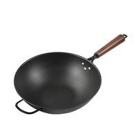铁锅精铁炒菜锅手工铁锅传统老式铁锅家用炒锅铁锅
