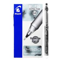 百乐（PILOT）金标P500中性笔刷题书写考试笔大容量全针管水笔走珠笔高颜值黑色签字笔0.5 【常规款黑】12支装/0.5mm