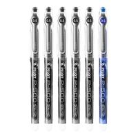 百乐（PILOT）金标P500中性笔刷题书写考试笔大容量全针管水笔走珠笔高颜值黑色签字笔0.5 【常规款5黑+1蓝】6支装/0.5mm