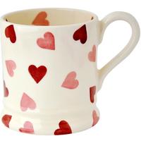 EMMA BRIDGEWATER中号马克杯粉红心形系列陶瓷釉下彩水杯咖啡杯  1PIH040002 粉色中号马克杯