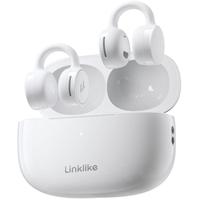 Linklike OW AIR 开放式耳夹设计 白色 蓝牙耳机