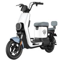 宝岛电动自行车N5 48V24Ah超威锂电池 长续航71km智能解锁成人代步 塔夫白