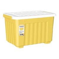 空间专家 SPACEXPERT 衣物收纳箱塑料整理箱36L黄色 1个装 带轮 【黄色36L】50*36*31.5cm