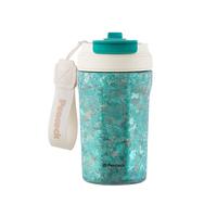 孔雀（Peacock）纯钛保温杯 高端纯钛咖啡杯高颜值男女大容量水杯 孔雀绿400ml