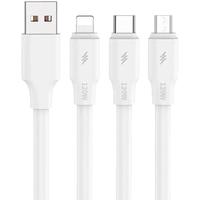 艾昊者120W加粗一拖三快充数据线三合一适用苹果小米华为Type-C超级快充电线器车载多头万能通用闪充套装 【120W三合一快充线】1条 1.2米